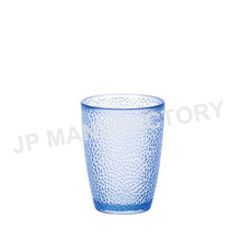 创意荔枝纹七彩水晶杯 仿玻璃杯 塑料饮料饮水杯 PC冷饮杯果汁杯