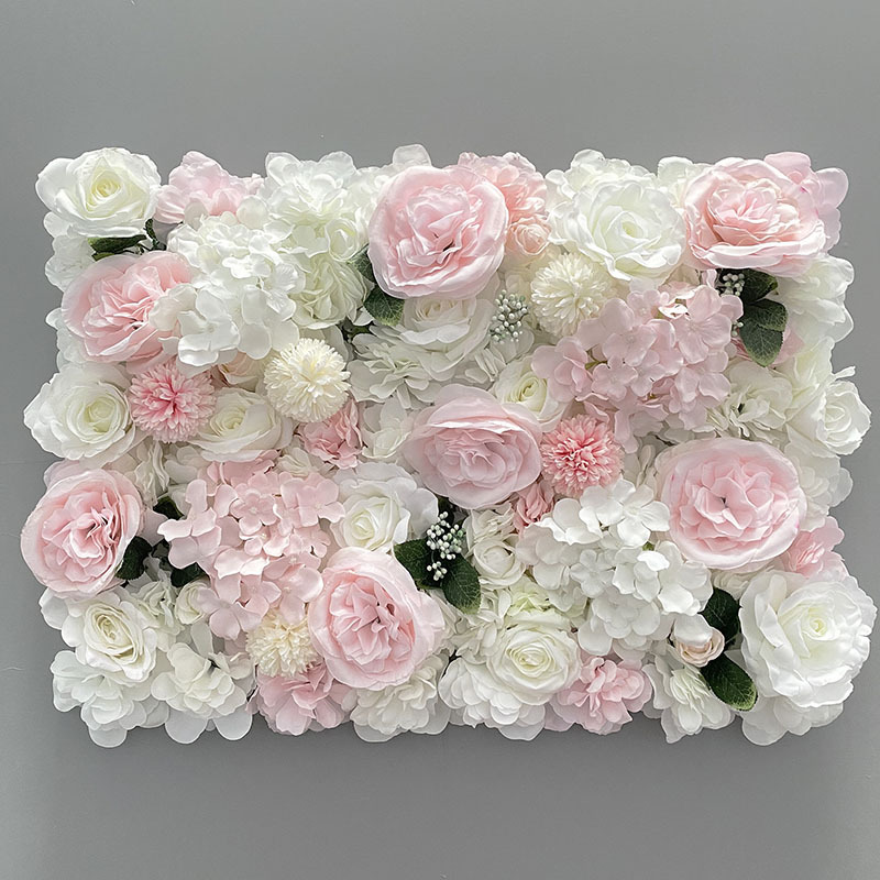 Artificial Flower Wall Wedding Background Event Decoration Supplies Photography Props Shopping Window Hydrangea Rose Green Plant Wall