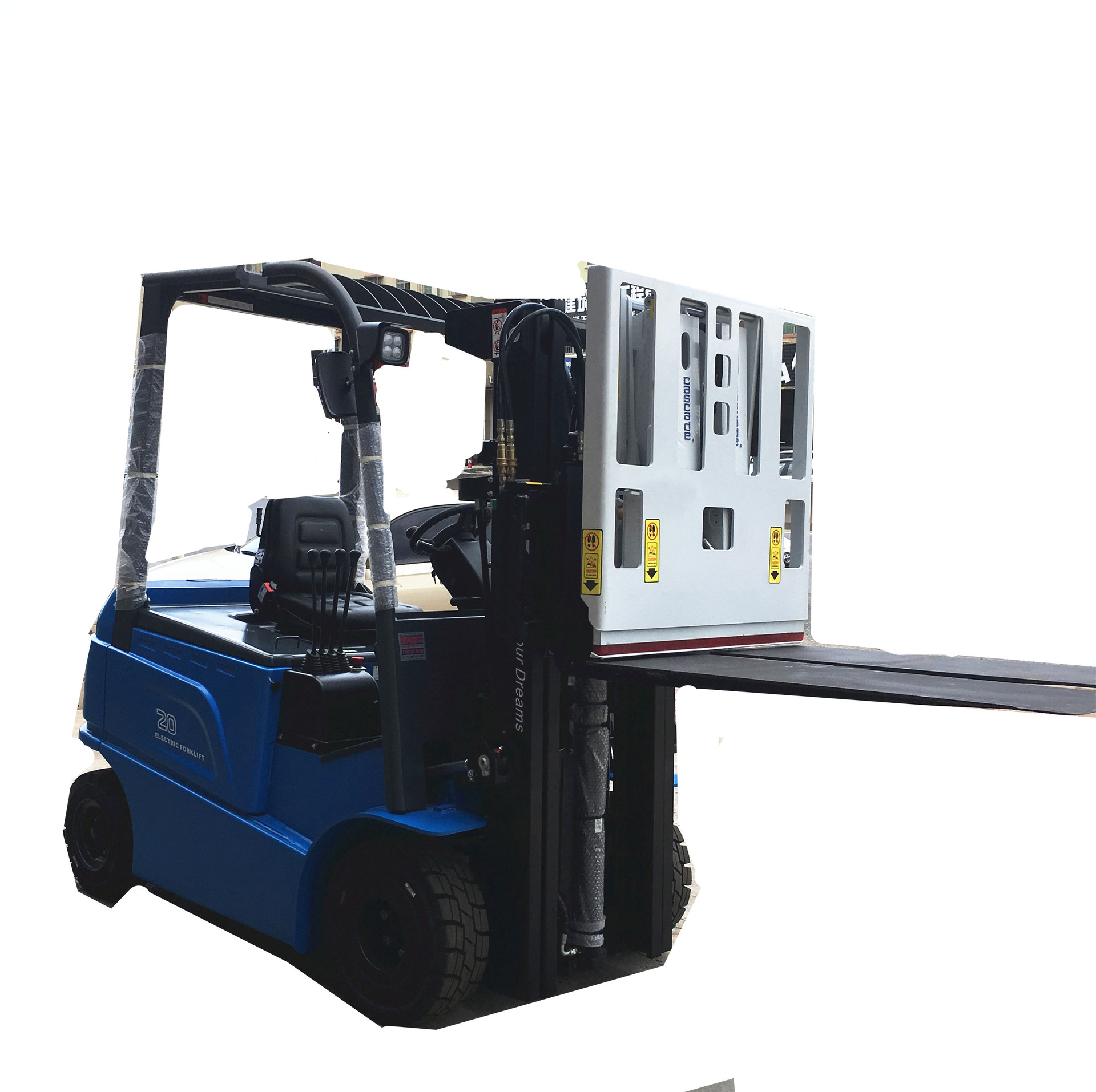 卡斯卡特推拉器配比亚迪cpd20锂电池电动叉车 电池免维护电动叉车