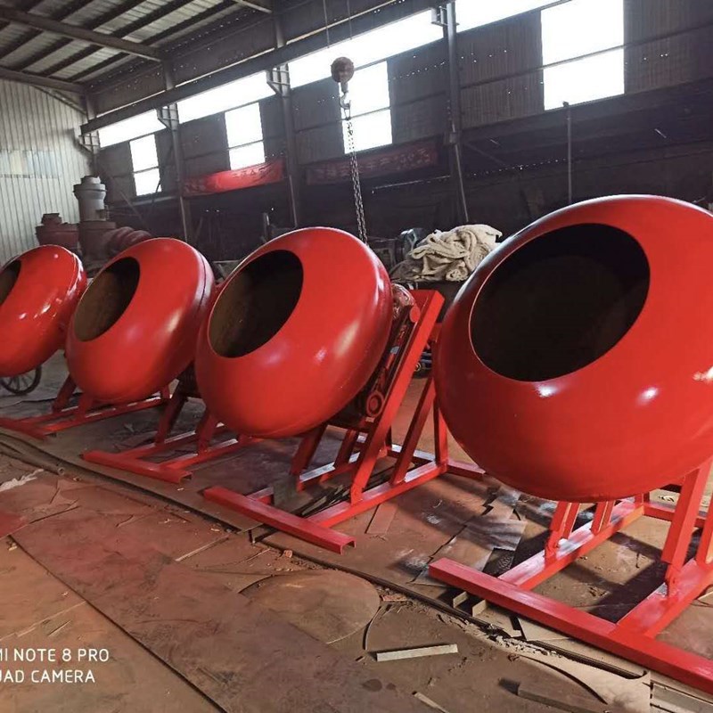 厂家直销弹弓泥丸造粒机不锈钢旋转制粒机设备 1米黏土粉剂滚球机