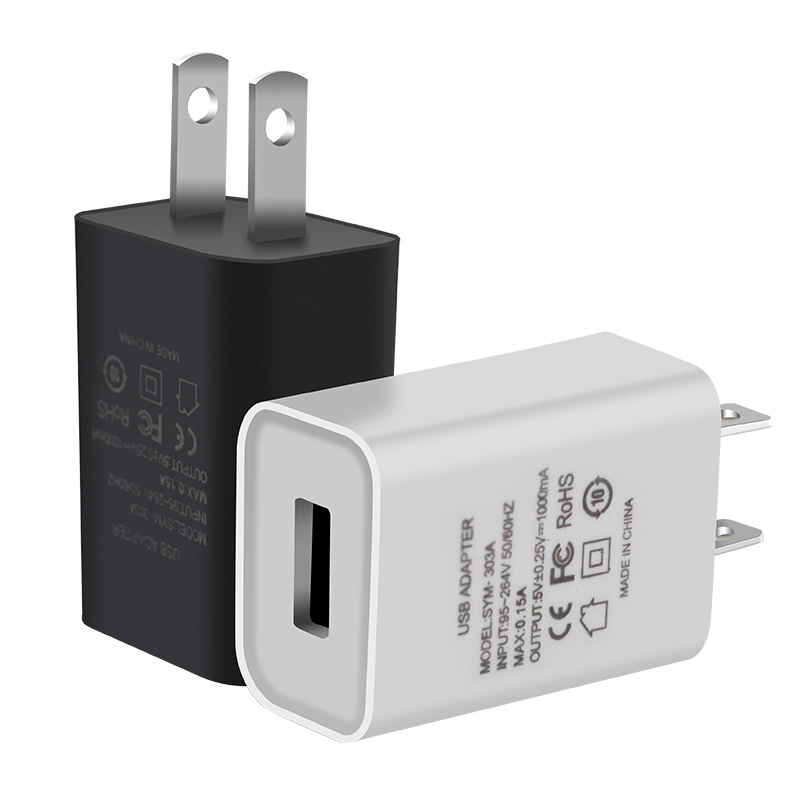 Running Quantity Price 5v1a Charger Plug American Standard 5v1a Power Adapter Mobile Phone Charger USB Charging Head