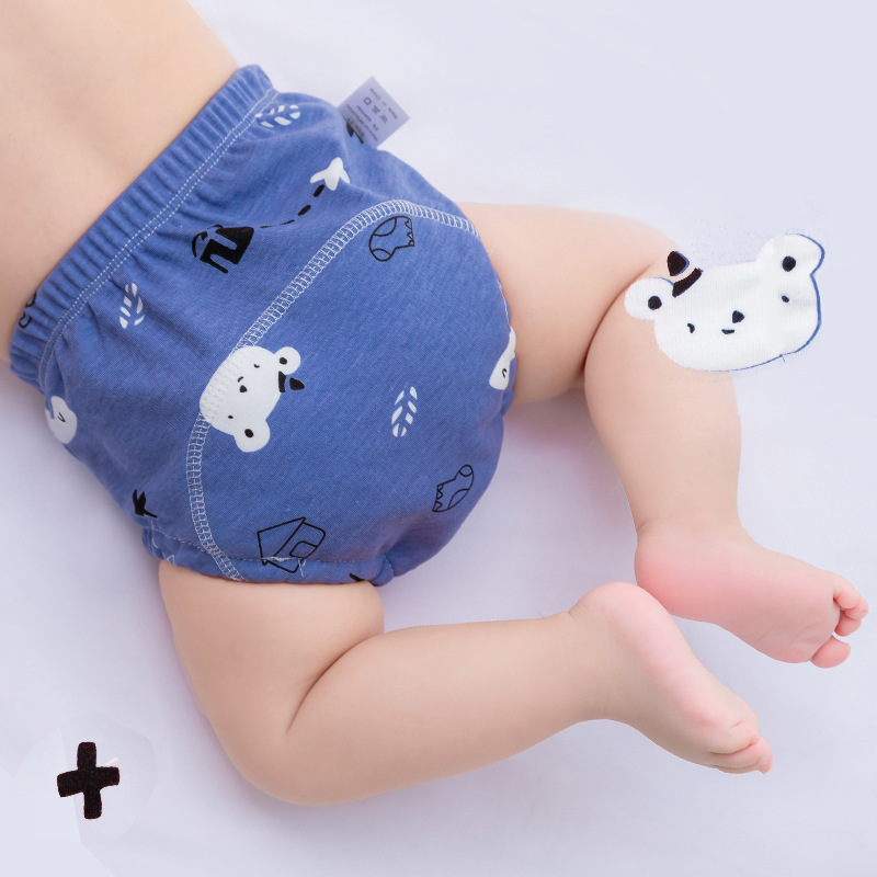 infant training pants breathable training pant baby diaper pants six-layer toilet diaper pants crotch waterproof diaper