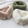 Autumn and winter new pattern temperament Collar Plush Versatile men and women scarf keep warm thickening winter cycling Maomao Collar Autumn and winter new pattern temperament Collar Plush Versatile men and women scarf keep warm thickening winter cycling Maomao Collar