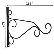 精茂壁挂篮铁壁挂植物支架装饰花盆挂钩用于喂鸟器灯笼风铃