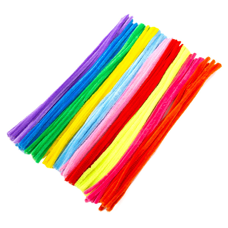 Twisted Stick Diy Handmade Material Package Production Thickened Encrypted Super Dense Niuniu Stick Bouquet Hair Root Toy Wholesale