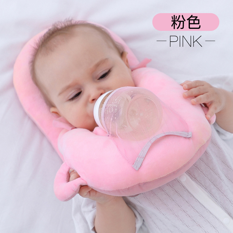 Cross-Border Creative Baby Nursing Pillow Head Multifunctional Nursing Artifact Newborn Milk Spilt Prevent Pillow Baby Head Leaning Prevention Pillow