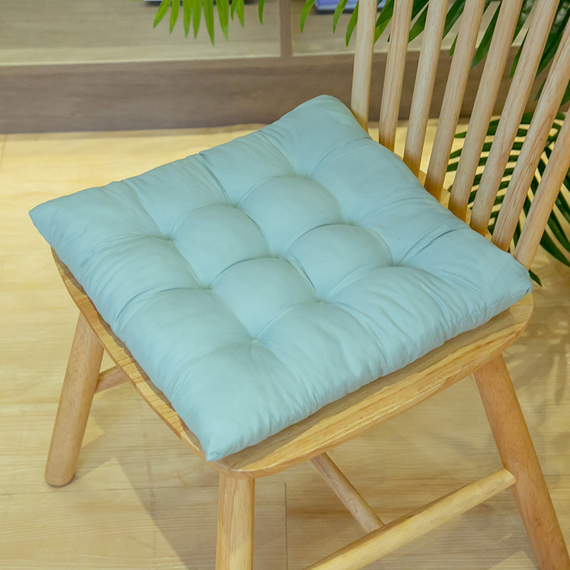 Cushion Wholesale Solid Color Brushed Chair Cushion Office Computer Chair Cushion Autumn and Winter Tatami Seat Cushion Student Butt Cushion