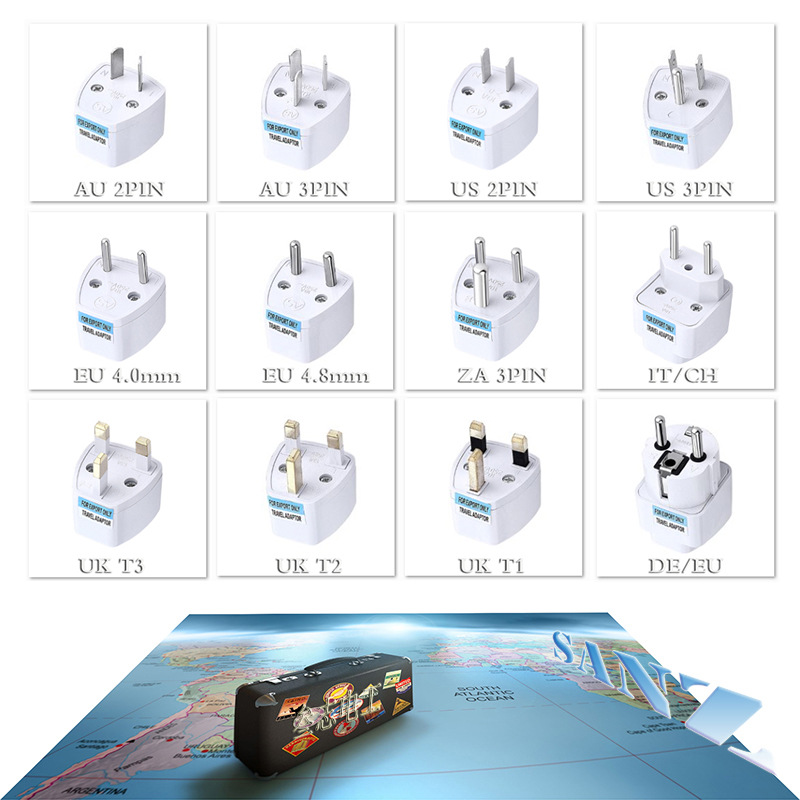 美规欧规英规澳规德规法规瑞士意大利南非标电源转换插头合金插座