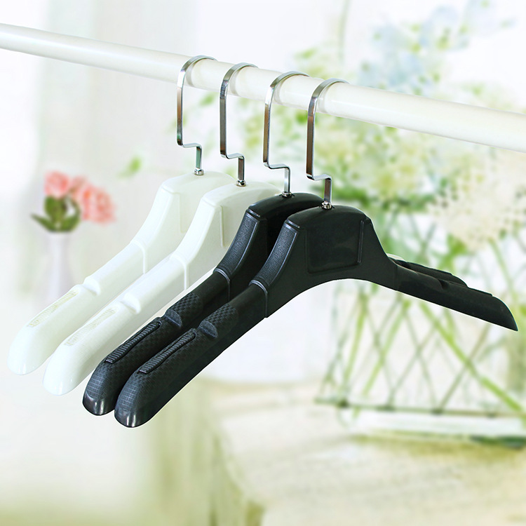 Factory Direct Sales Thick Plastic Non-Slip Traceless Hanger Clothing Store Men and Women Suit Wedding Gown Hangers Hanging Factory