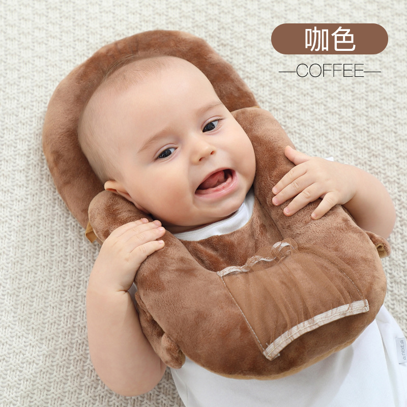 Cross-Border Creative Baby Nursing Pillow Head Multifunctional Nursing Artifact Newborn Milk Spilt Prevent Pillow Baby Head Leaning Prevention Pillow