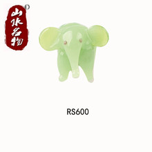 RS596山水名物工艺品厂日式琉璃珠  手链配件小象