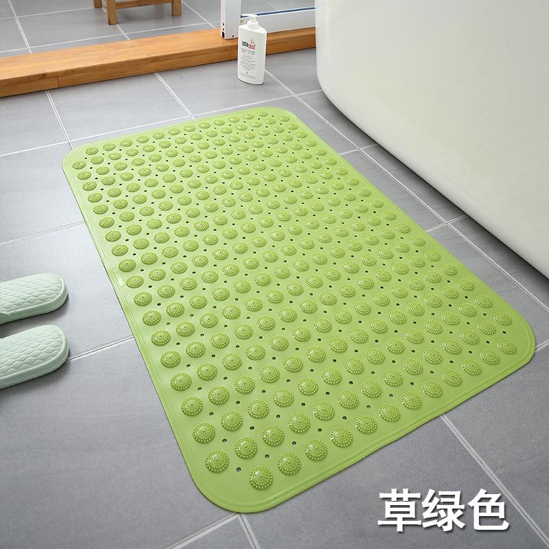 Explosion-Proof PVC Bathroom Mat Drop-Resistant Hotel Toilet Massage Floor Mat Thickened Foot Mat Mildew-Proof Water-Proof Tasteless