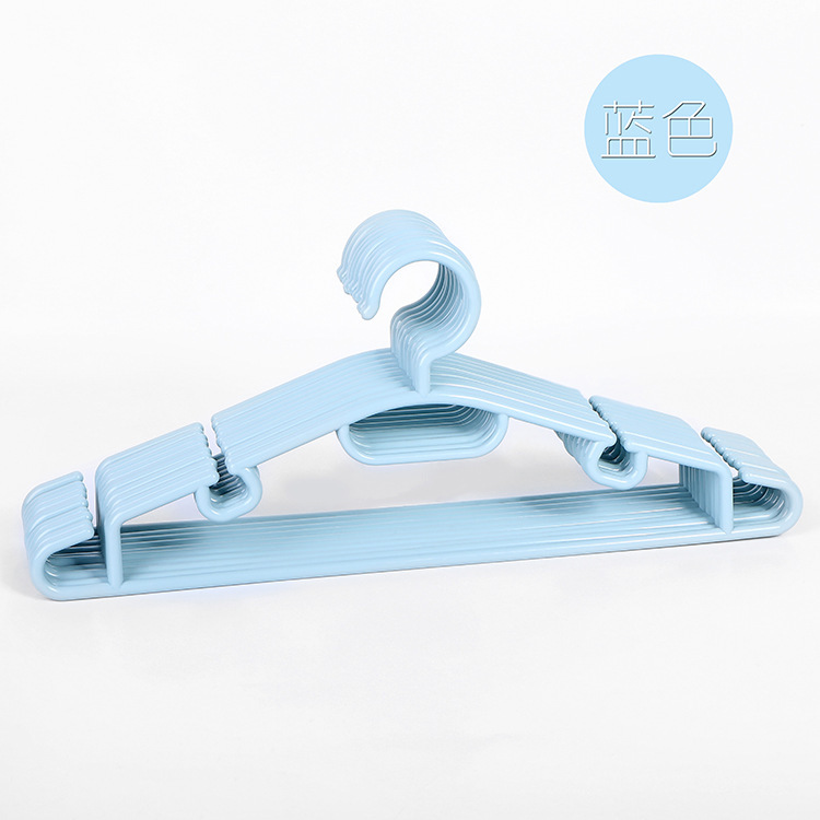 Invisible Hanger Non-Slip Household Hanger Clothes Plastic Hanger Clothes Hanger for Dormitory Clothes Support Clothes Rack Factory