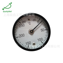 50mm表径磁铁管道表面温度计 Double magnet thermometer