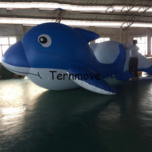 充气升空海豚鲸鱼动物模型PVC氦气空飘卡通inflatable Dolphins