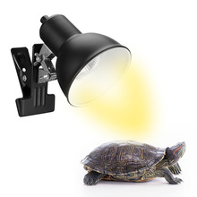 跨境乌龟晒背灯太阳灯龟灯爬宠陆龟蜥蜴多角度调节加热保温夹钳灯
