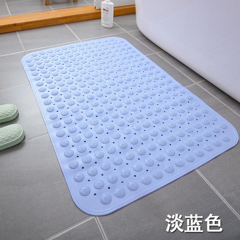 Explosion-Proof PVC Bathroom Mat Drop-Resistant Hotel Toilet Massage Floor Mat Thickened Foot Mat Mildew-Proof Water-Proof Tasteless