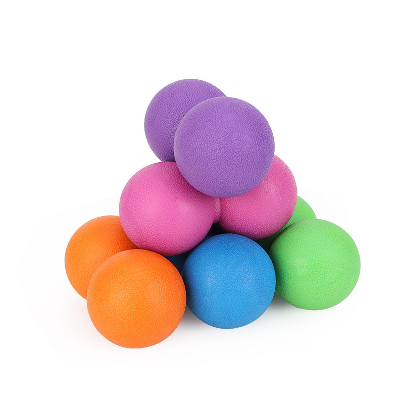 Massage Ball Muscle Relax Ball Hockey Acupoint Massage Ball Healing Fitness Ball Peanut Yoga Ball Factory Wholesale