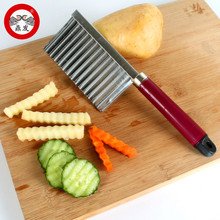 创意厨房多功能切菜器波浪形土豆切花刀不锈钢切条器薯条刀刨丝器