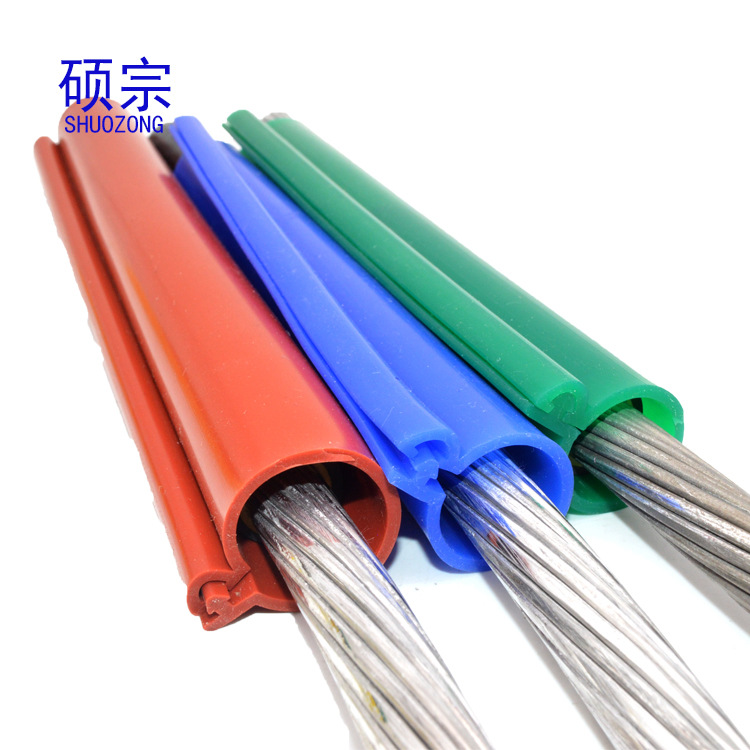 绝缘护套 10kv硅胶绝缘护套 电网线缆用卡扣式绝缘套管-阿里巴巴