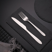 特价不锈钢西餐刀叉套装家用酒店切牛排猪排专用餐具礼品可印logo