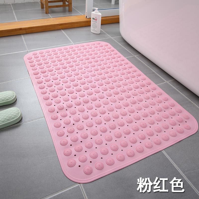 Explosion-Proof PVC Bathroom Mat Drop-Resistant Hotel Toilet Massage Floor Mat Thickened Foot Mat Mildew-Proof Water-Proof Tasteless