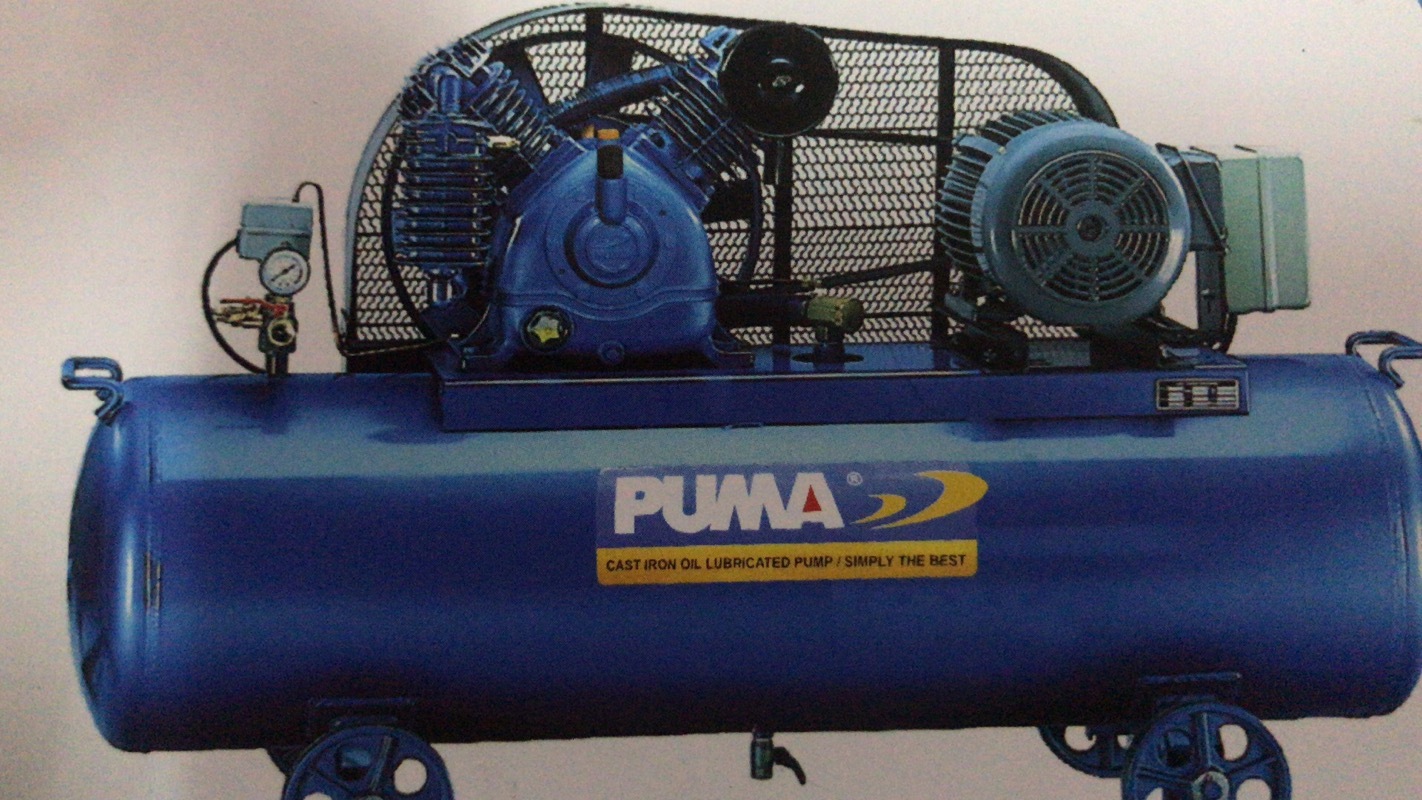 经销批发puma空压机小型湾巨霸高压皮带传动活塞式空压机