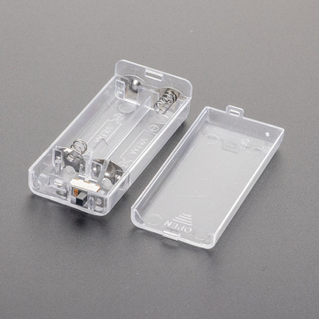 电池盒2节5号 五号电池塑料盒外壳 彩灯灯串led 铜线灯二节