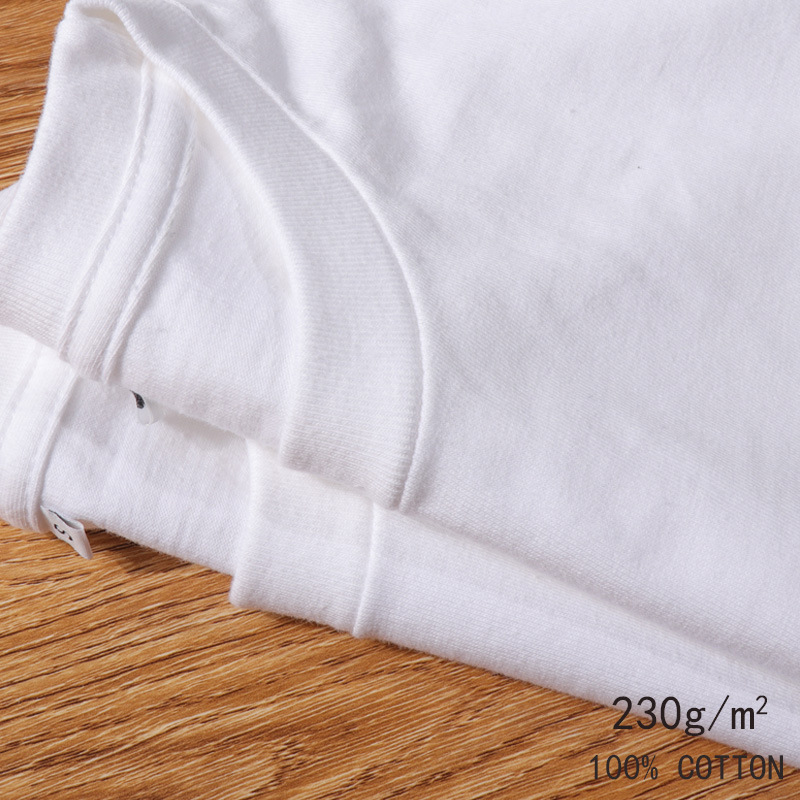 230G High Texture Japanese Style Heavy Non-Transparent Pure Cotton Solid Color round Neck Pure Cotton Long Sleeve T-shirt Men's and Women's Blank Shirt Wholesale
