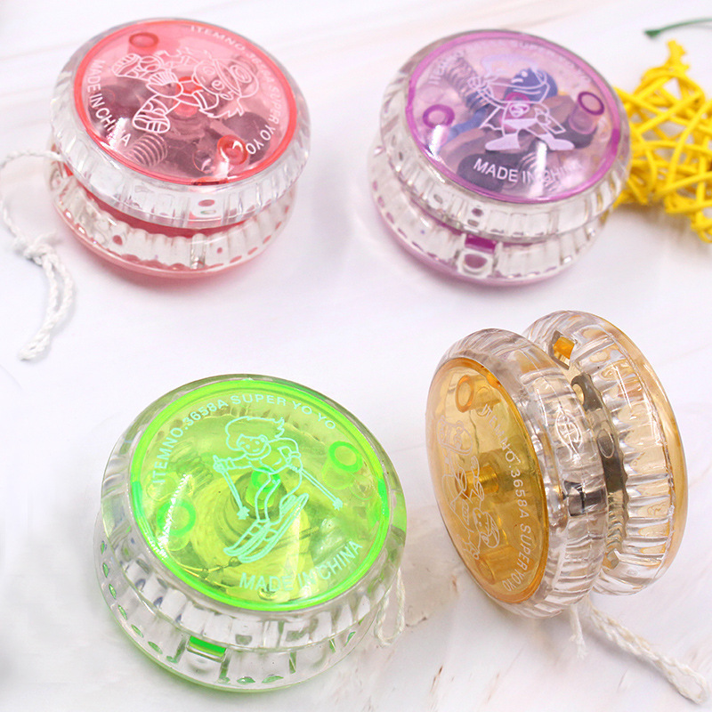 Luminous Yo-Yo Pull Line Yo-Yo Youyou Yo-Yo Luminous Educational Children's Toy Factory Wholesale