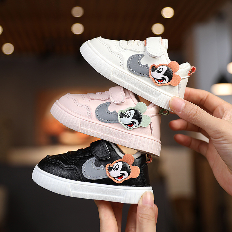 One Piece Dropshipping Autumn 2020 Baby Toddler Shoes Baby Boy Shoes Baby Girl Single-Layer Shoes Children's White Shoes Female Fashion