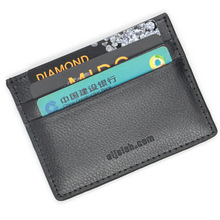 厂家按需PU超薄卡包皮革银行卡套 男韩版证件卡夹小卡包压印LOGO