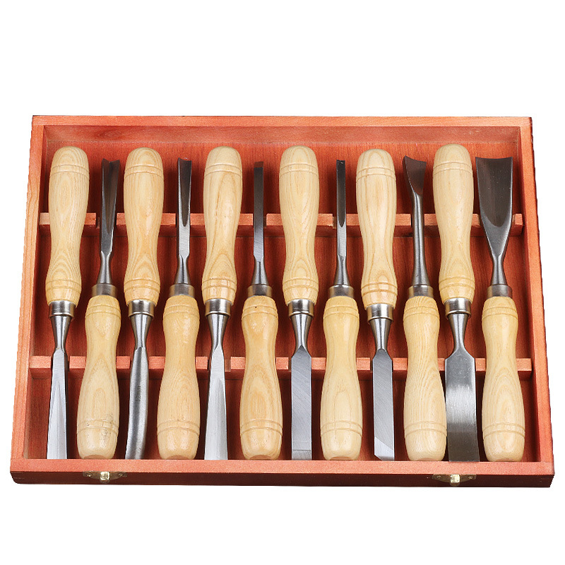 Factory Direct Woodworking Chisel Carving Tool Carving Chisel Diy Tool 12-Piece Wood Carving Tool Carving Knife Set