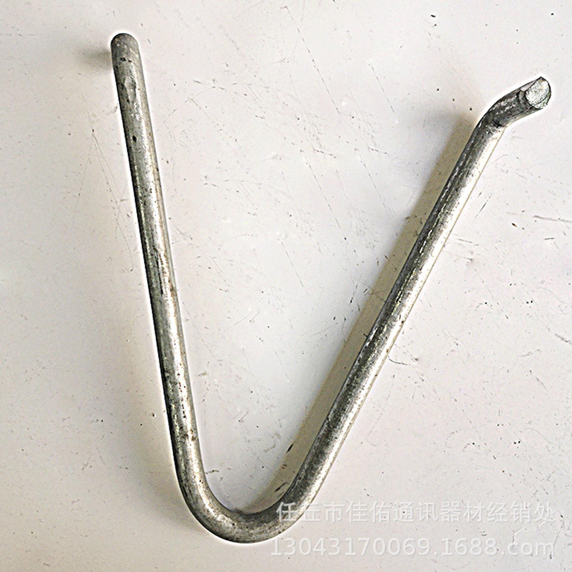 厂家供应井下通信器材电力电缆配件塑料积水灌l穿钉v形拉力环