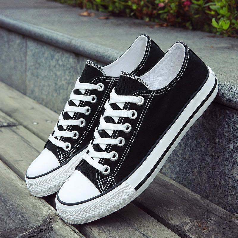 2023 New White Canvas Women's Shoes Sneakers Sneakers Ulzzang Korean Style Spring Couple Student Leisure Cloth Shoes