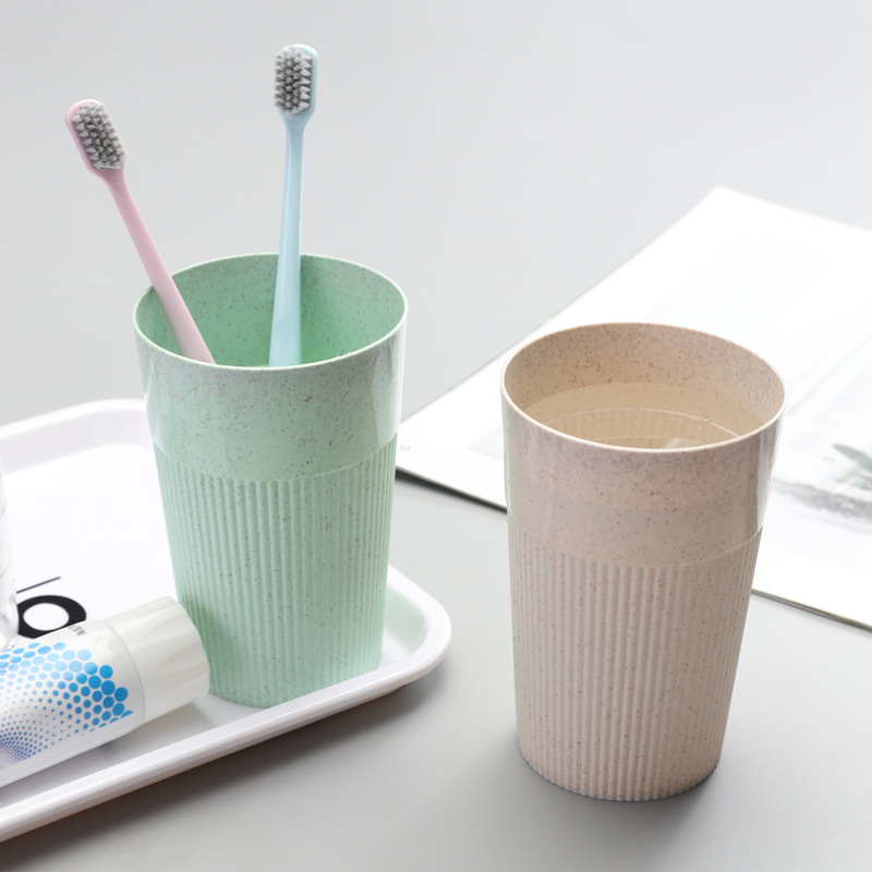 simple home tooth mug toothpaste cup mouthwash toothbrush cup couple creative suit washing cup mouthwash drinking cup