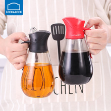 乐扣乐扣玻璃油瓶醋瓶自动开合玻璃油壶酱油瓶厨房 CKO101  550ML