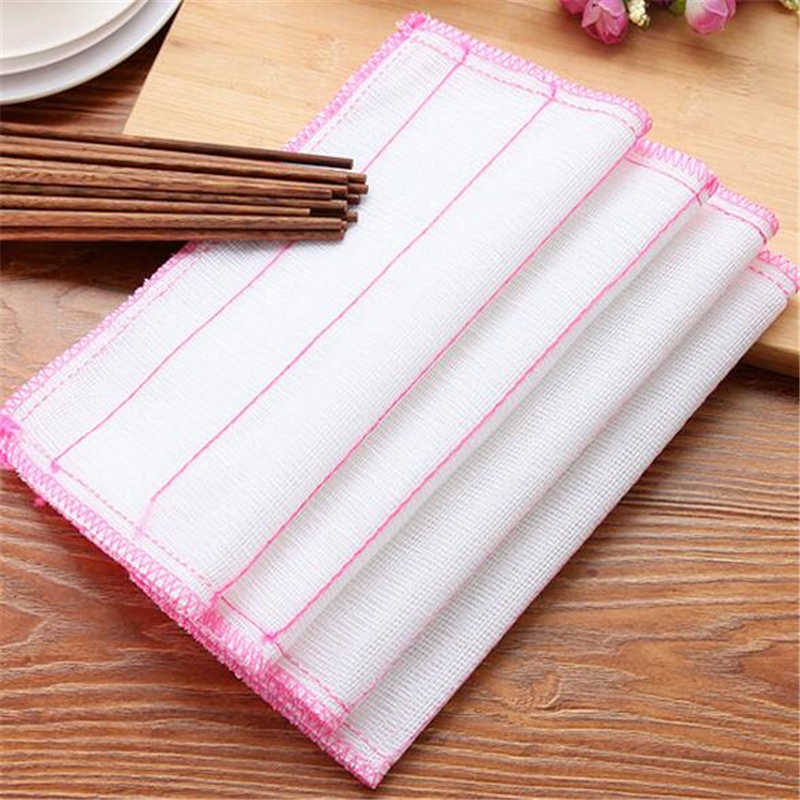 Daily Necessities Department Store Fiber Rag Dishcloth Towel Dish Towel Cotton Wood Home Living Kitchen