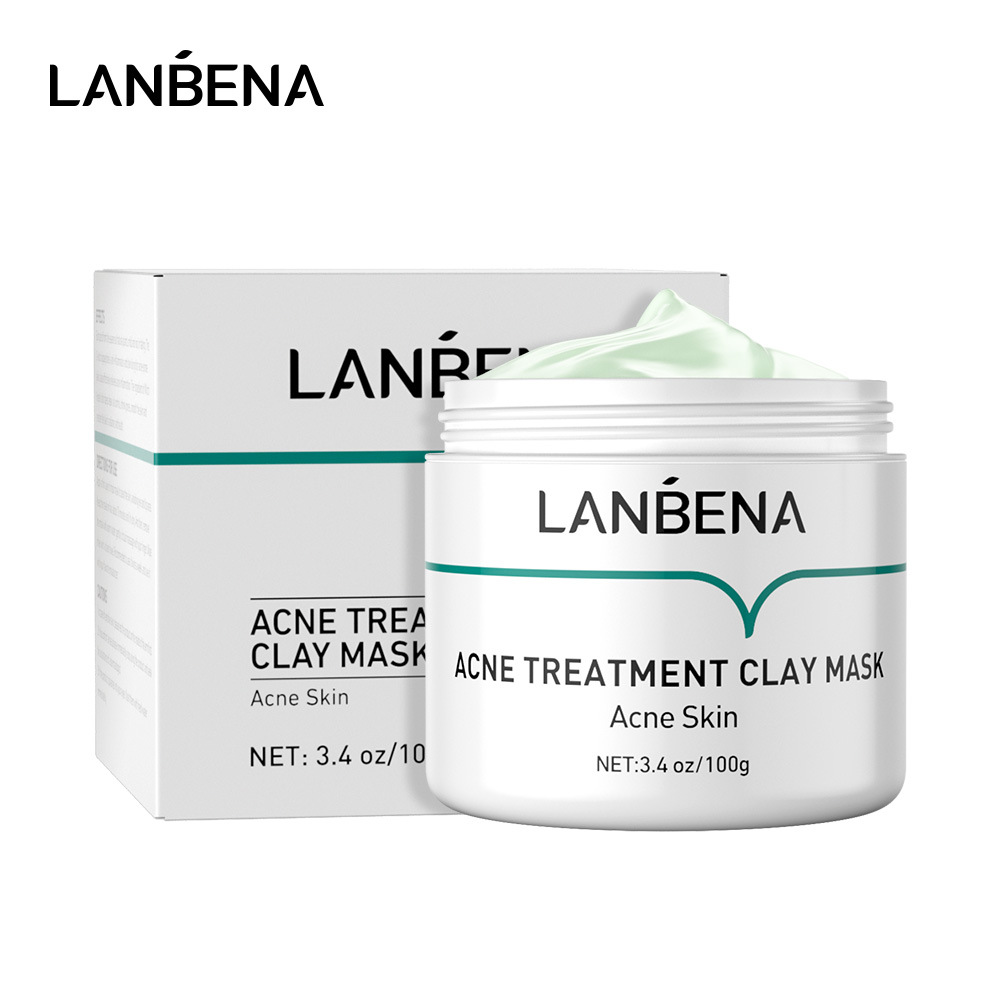 Lanbena Blue Beina Qu Beans Mud Mask G Lb5613 Acne Treatment Clay Mas