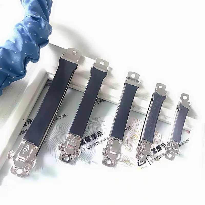 韩版三片钢夹简约弹簧夹防滑自动夹 批发少女头饰diy热卖发夹配件