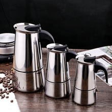 家用不锈钢咖啡壶意大利摩卡壶 咖啡壶跨境热销欧式浓缩咖啡器具
