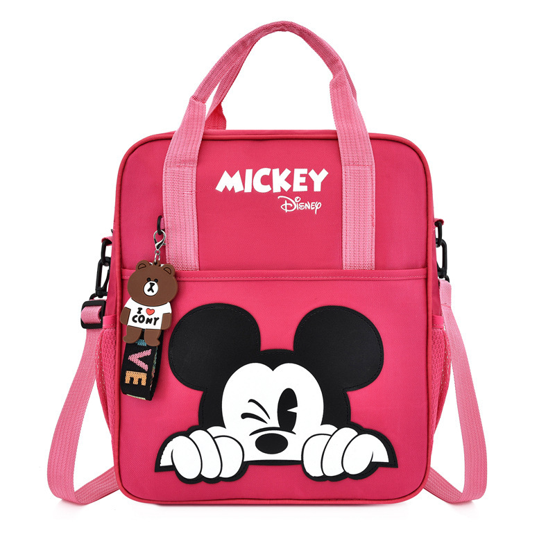 Tuition Bag Tutorial Class Mickey Boys and Girls Primary School Student Schoolbag Make-up Class Three-Purpose Backpack