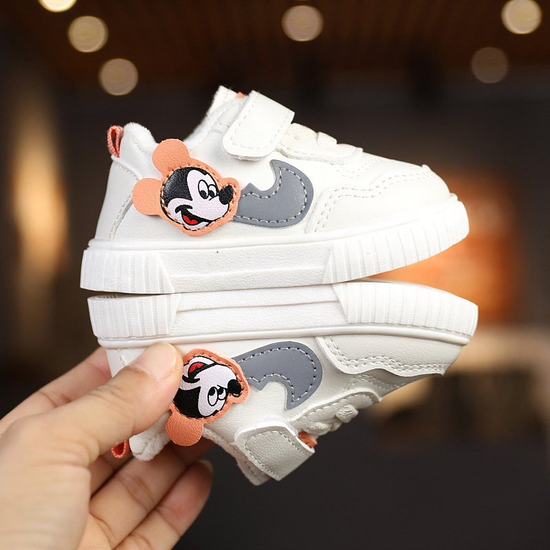 One Piece Dropshipping Autumn 2020 Baby Toddler Shoes Baby Boy Shoes Baby Girl Single-Layer Shoes Children's White Shoes Female Fashion