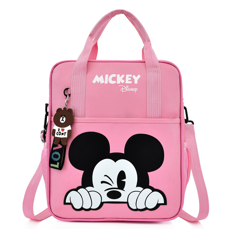 Tuition Bag Tutorial Class Mickey Boys and Girls Primary School Student Schoolbag Make-up Class Three-Purpose Backpack