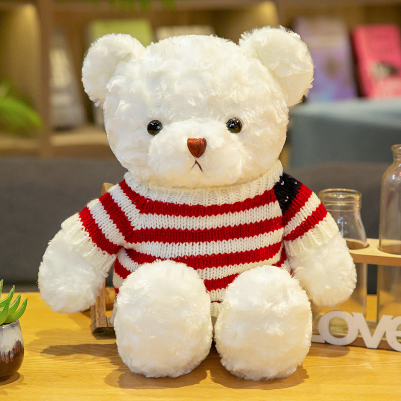 Wholesale Cute Plush Toy Large Couple Teddy Bear Dressing Little Bear Doll Children's Gift Birthday Gift