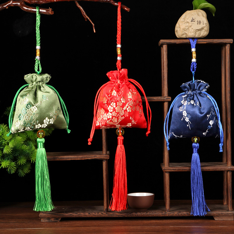 端午香包空袋薰衣草香囊流苏随身刺绣荷包汽车挂件吊坠地摊香料袋