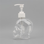 创意骷髅头洗手液按压瓶沐浴乳液分装瓶350ml按压式PET塑料替换瓶