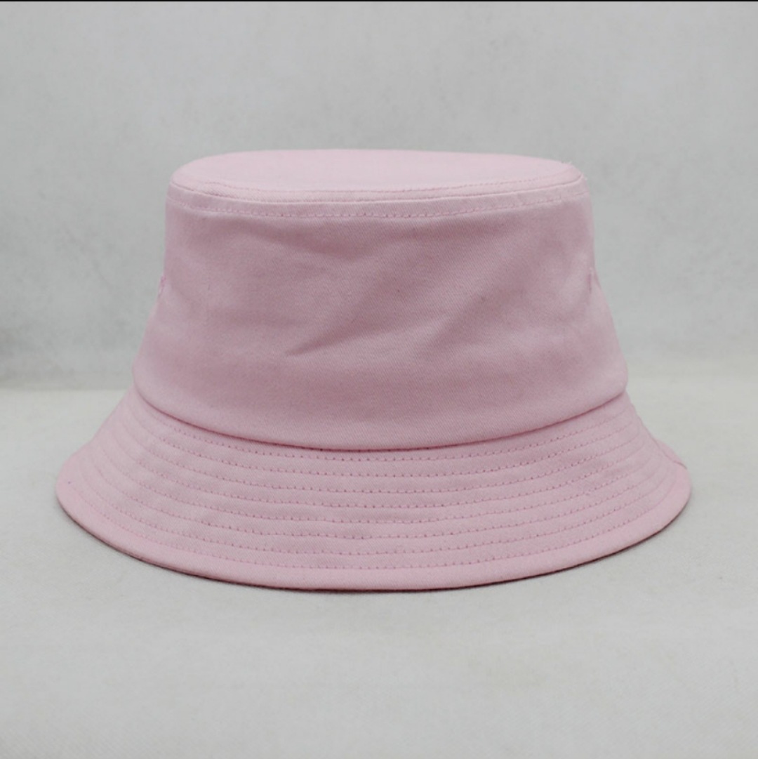 Pure Cotton Bucket Hat Custom Logo Embroidery Printing Hat Custom Silk Screen Diy Men and Women Bucket Hat Casual Sun Hat