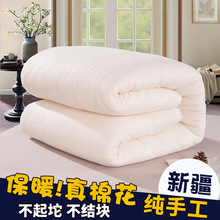新疆棉花垫被一级优质长绒棉棉絮棉被单人被子春秋全棉加厚保暖