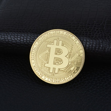 美国跨境现货纪念币金币3MM厚Bitcoin比特纪念币虚拟币纪念章